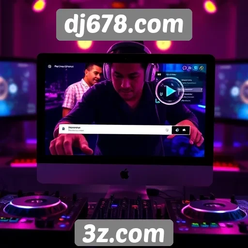 Recursos e funcionalidades do site dj678.com