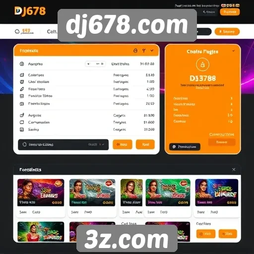 Análise da interface do usuário no dj678.com